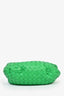 Bottega Veneta Green Leather Intrecciato Teen Jodie Shoulder Bag