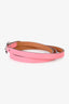 Hermès 2020 Pink Swift Leather Triple Tour Behapi Bracelet Size T2