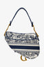 Christian Dior 2022 Embroidered Saddle Bag