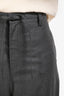 Sofie D'Hoore Grey Wool Drop Waist Trousers Size 42