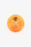Pre-loved Chanel™ Amber/Gold Logo CC Resin Brooch