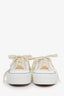 Gucci Beige GG Lace Detail Platform Sneakers Size 36.5