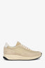 Common Projects Taupe Suede Canvas Track Sneakers Size 41