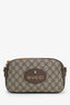 Gucci Brown Neo Vintage Messenger Bag with Web Strap
