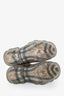 Burberry Beige Check Rubber Rain Boot Size 39