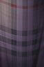 Burberry Purple Silk Giant Nova Check Scarf
