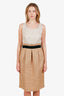 Dolce & Gabbana Beige Raffia Dress Size 46