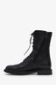 Celine Black Leather Lace-up Ranger Combat Boots Size 37