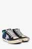 Golden Goose Blue Denim Bleak Leather Midstar Sneakers Size 37