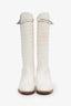 Hermès 2021 Matte Niloticus Crocodile Himalaya Jumping Riding Boots Size 37