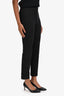 Isabel Marant Black Zipper Detail High-Waisted Pants Size 34