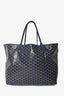 Goyard 2021 Navy Blue Goyardine St Louis GM with Pouch