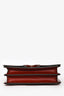Moynat Burgundy Leather Tango Crossbody
