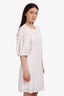 Chloe White Lace Puff Sleeve Dress Size 36