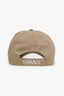 Versace Khaki Logo Embroidery Baseball Cap Size 59