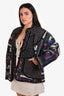Sea New York Blue Multicolour 'Alani' Quilted Jacket Size XL