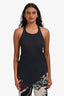 Rick Owens FW 2019 Navy Cotton Sleeveless Top Estimated Size 4