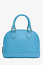 Louis Vuitton Blue Epi Alma BB with Strap