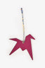 Hermès Blue/Purple Leather Origami Horse Charm
