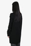 Rick Owens Wool Black Asymetrical Jacket Size 10