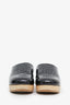 Pre-loved Chanel™ Black Patent Leather Perforated CC Wooden Clogs Size 41