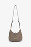 Strathberry Taupe Kite Leather Crossbody Bag