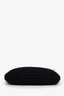 Miu Miu Black Wool Logo Shoulder Tote Bag