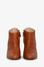 Manolo Blahnik Brown Leather Ankle Booties Size 36