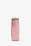 Pre-loved Chanel™ Pink Quilted Caviar 2021 Mini Coco Beauty Vanity Case