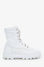 Hermès White Nylon "Fresh" Ankle Boots Size 37