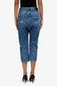R13 Blue Distressed Denim Capri Jeans Size 25