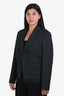 Christian Dior Grey Wool Utility Blazer and Oblique Underlay Vest Size 48