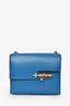 Hermès 2018 Blue Leather Mini 'Verrou Chaîne 17' Crossbody