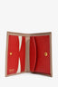 Prada Beige Saffiano Leather Small Wallet
