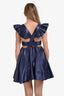 Aje Navy Revitalise Mini Dress Size 8