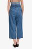 Vanessa Bruno Blue Light Wash High Waisted Belted Pants Size 40
