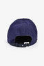 Valentino Navy Blue Cotton VLTN Logo Baseball Hat Size 59