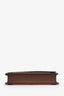 Burberry Brown Leather House Check Hampshire Crossbody Bag