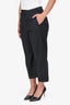 R13 Black Stripped 'Crossover' Trousers Size 26