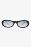 Pre-loved Chanel™ Black/White Quilted Leather Sunglasses