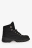 Prada Black Re Nylon Lace Up Combat Boots Size 37.5