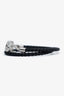 Hermès Black Leather Roulis Double Tour Wrap Bracelet