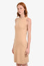 Vince Camel Wool Blend Short Sleeve Midi Dress Size XS
