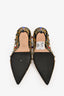Miu Miu Black Suede Multicoloured Crystal Embellished Heels Size 38