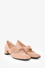 Christian Dior Beige Patent Baby-D Ballet Pumps Size 38