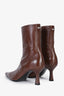 Our Legacy Brown Castagno Leather Pointed Toe Slim Boot Size 36