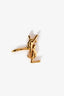 Saint Laurent Gold-Toned YSL Ear Cuff