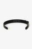 Salvatore Ferragamo Black Leather Vara Bow Headband