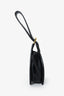 Polene Black Croc Embossed Leather Numero Six Top Handle