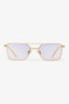 Gentle Monster Gold/Pink Aviator Sunglasses
